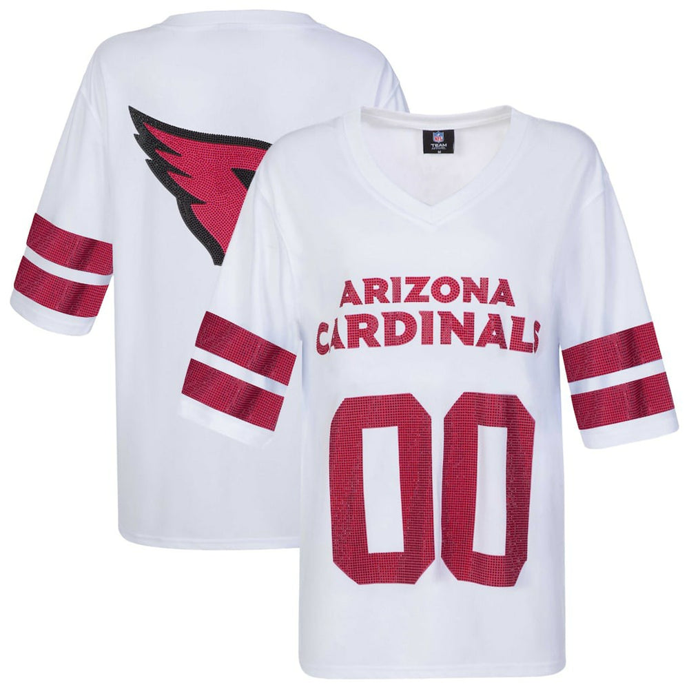 Arizona Cardinals Cuce Women's Rhinestone V-Neck Tunic | NFL New