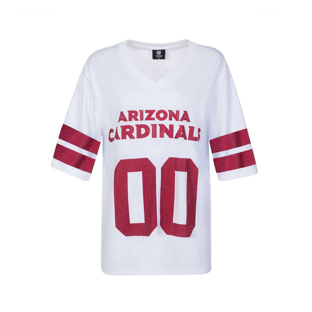Arizona Cardinals Cuce Women's Rhinestone V-Neck Tunic | NFL New