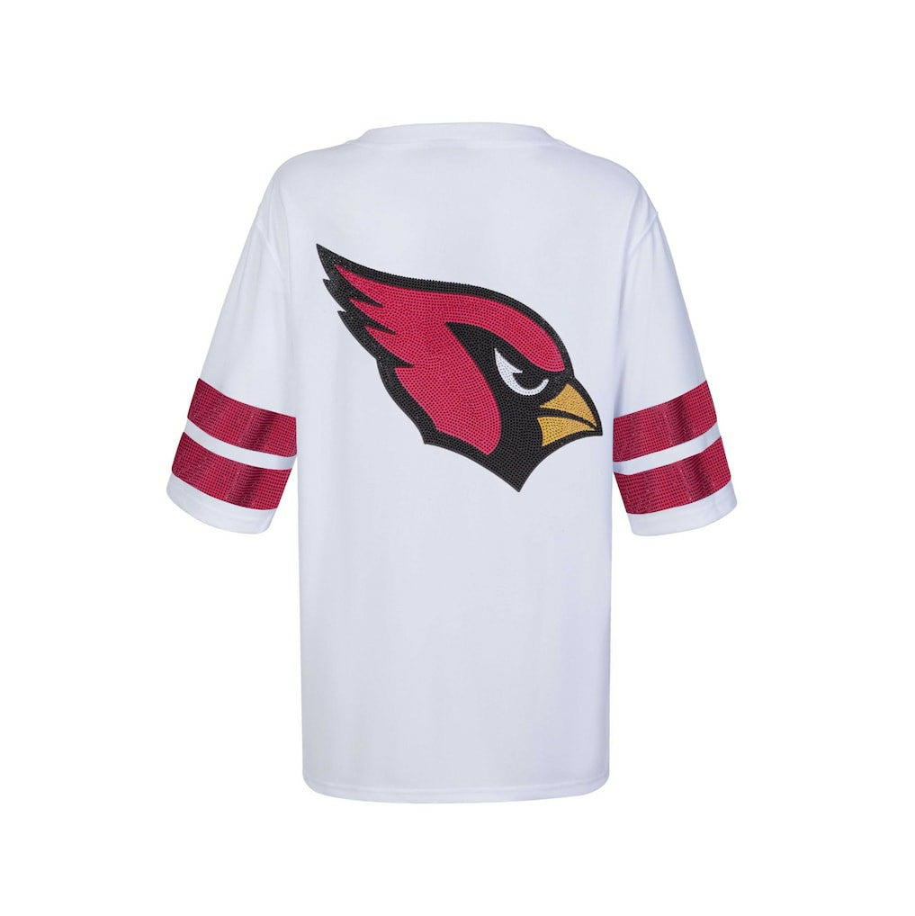 Arizona Cardinals Cuce Women's Rhinestone V-Neck Tunic | NFL New