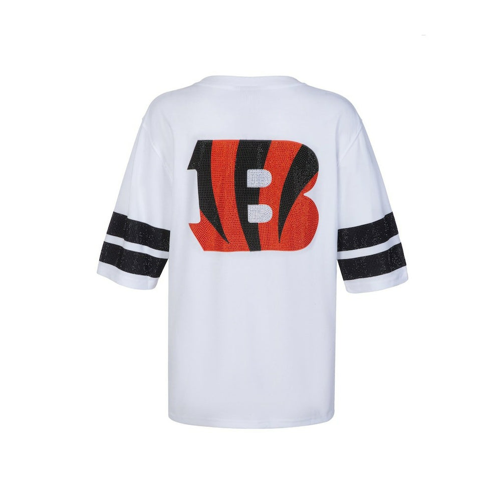Cincinnati Bengals Cuce Women's Rhinestone V-Neck Tunic | NFL Discount