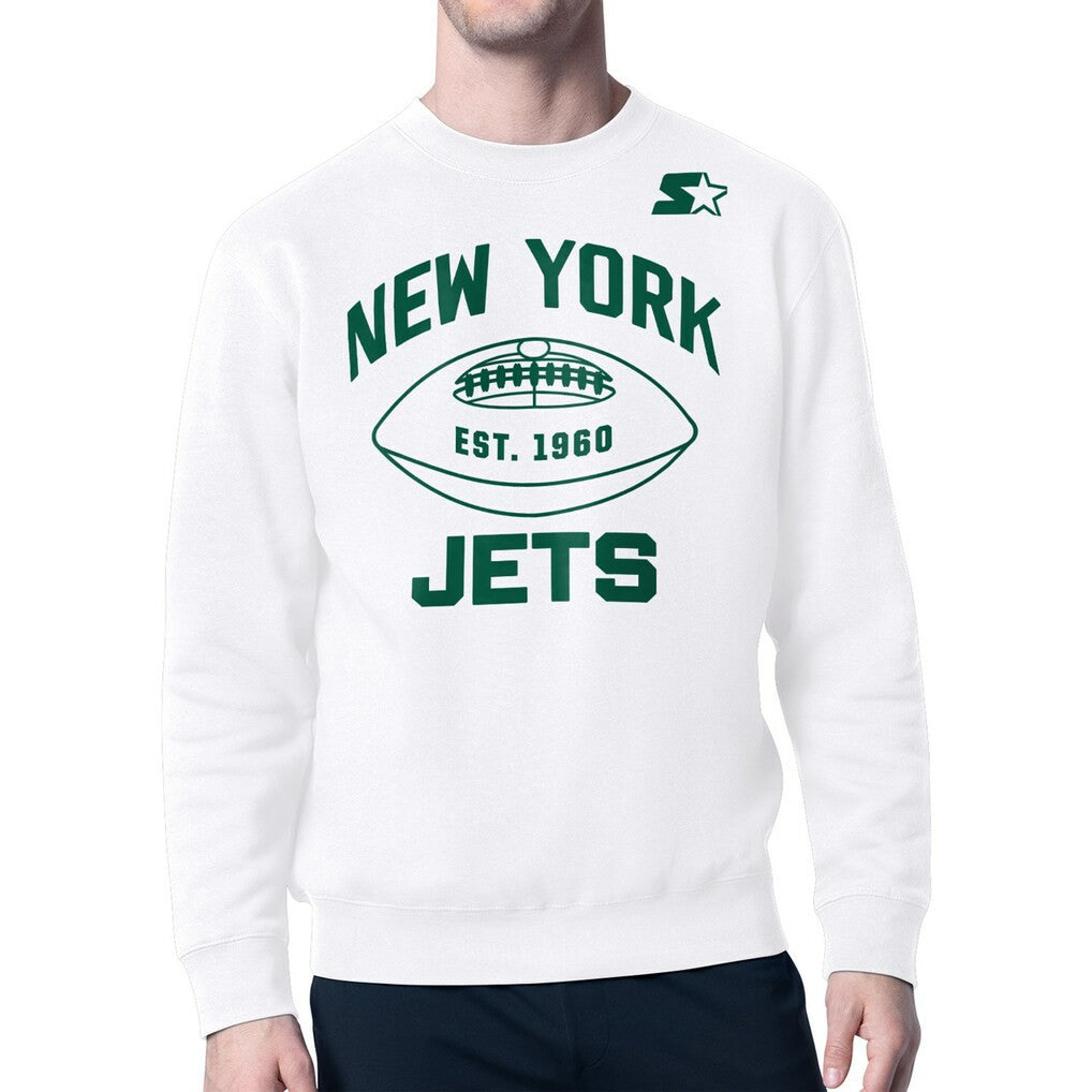 New York Jets Starter Green and White Forever Fleece Sweatshirt | NFL On sale