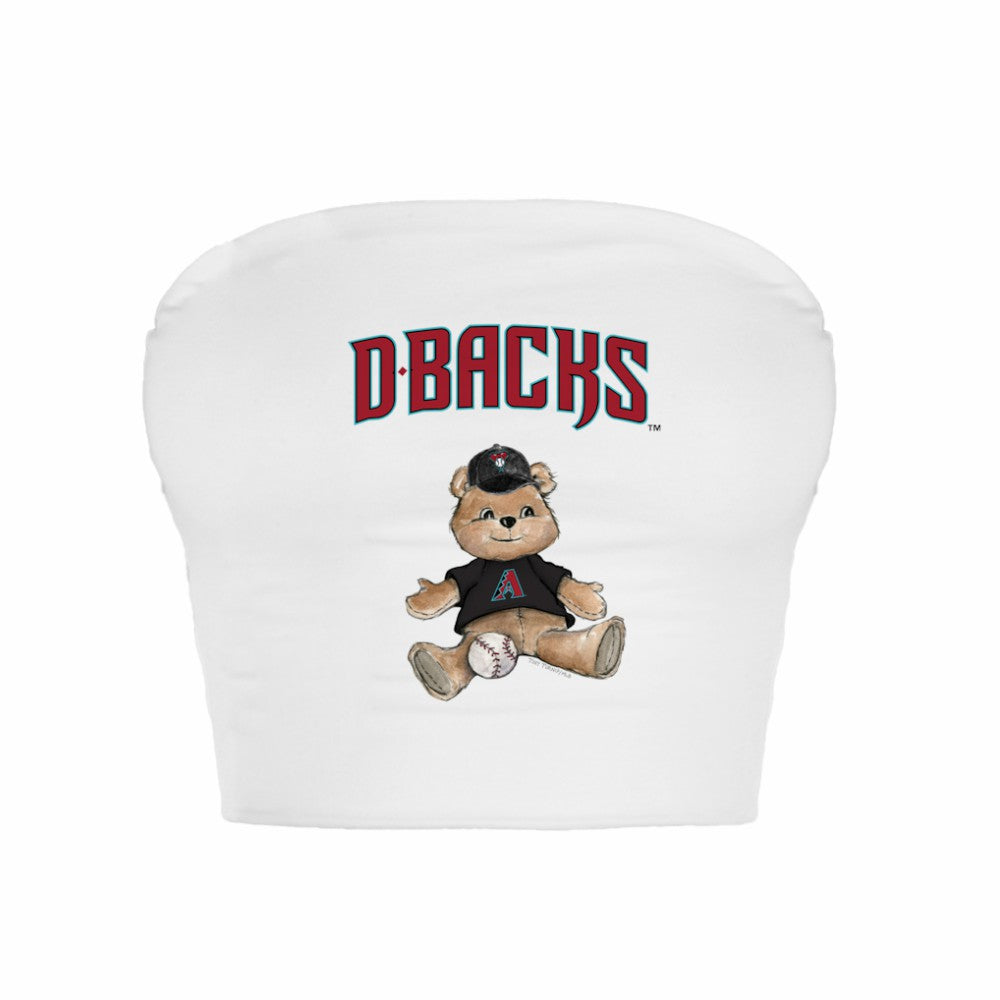 Arizona Diamondbacks Tiny Turnip Women's Teddy Bear Crop Tube Top - MLB Tops