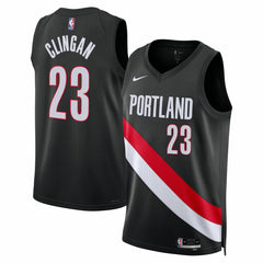 Black Donovan Clingan Portland Trail Blazers Unisex Swingman Jersey | NBA