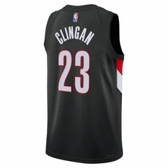 Black Donovan Clingan Portland Trail Blazers Unisex Swingman Jersey | NBA