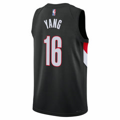 Black Yang Hansen Portland Trail Blazers Unisex Swingman Jersey | NBA