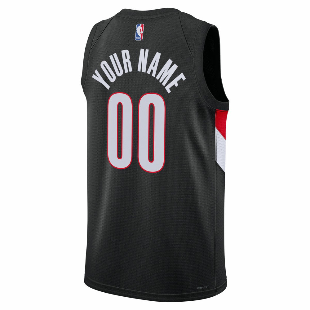 Black Portland Trail Blazers Unisex Swingman Custom Jersey | NBA