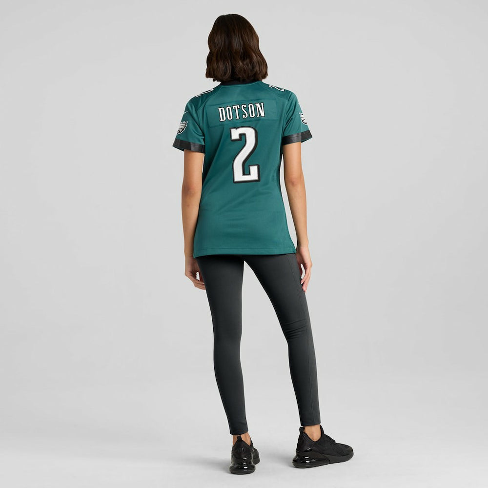 Philadelphia Eagles Jahan Dotson  Women's Team Game Jersey | NFL Outlet