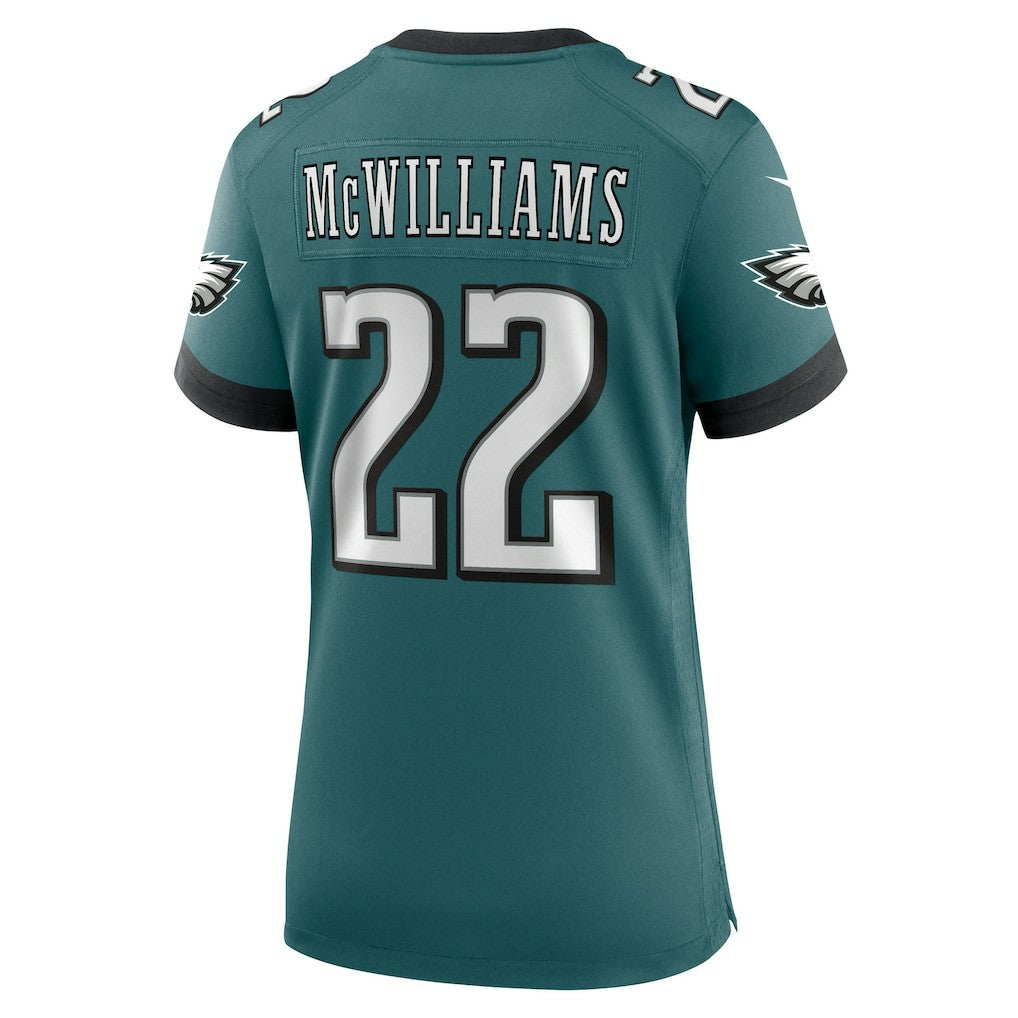 Philadelphia Eagles Mac McWilliams  Women's Team Game Jersey | NFL Outlet