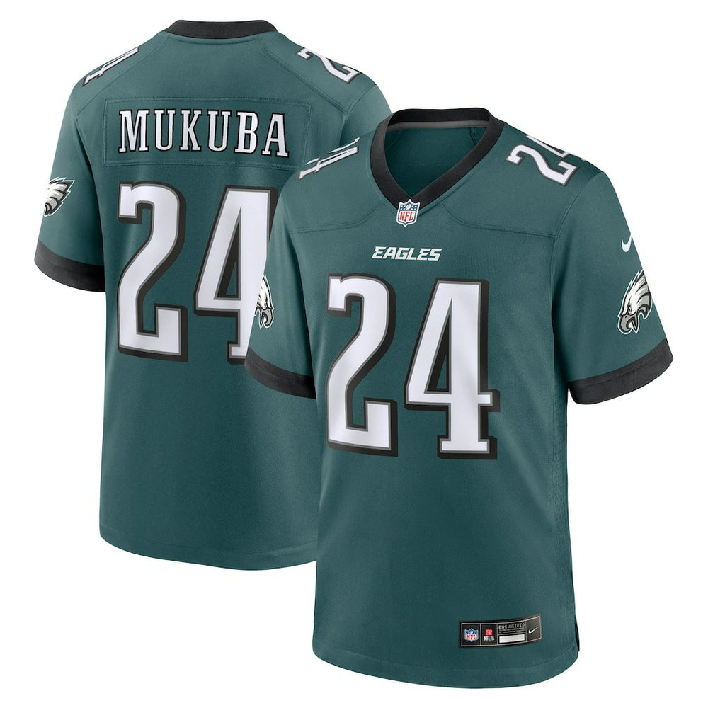 Philadelphia Eagles Andrew Mukuba  Team Game Jersey | NFL Online