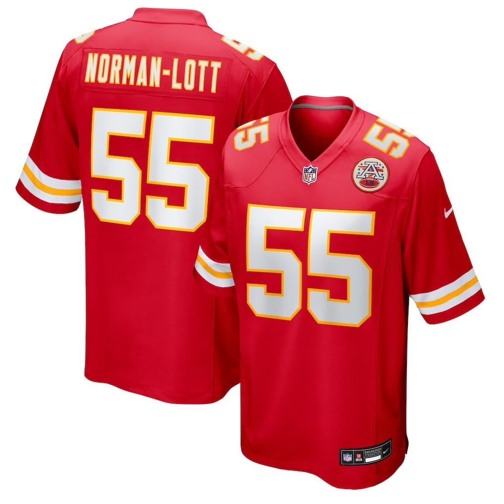 Kansas City Chiefs Omarr Norman-Lott  Team Game Jersey | NFL US