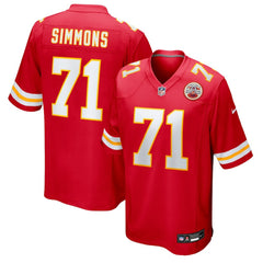 Kansas City Chiefs Josh Simmons  Team Game Jersey | NFL Discount