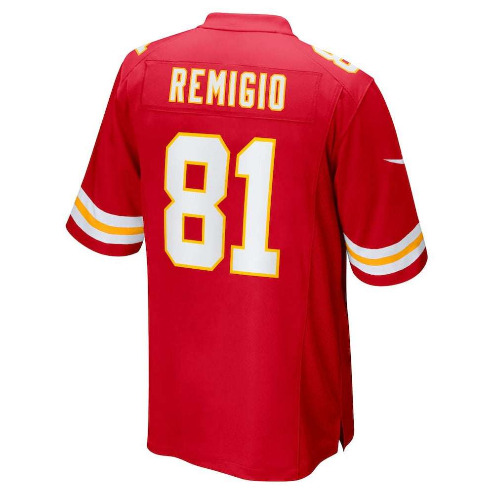 Kansas City Chiefs Nikko Remigio  Team Game Jersey | NFL Outlet