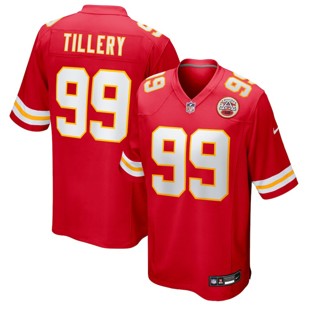 Kansas City Chiefs Jerry Tillery  Team Game Jersey | NFL US