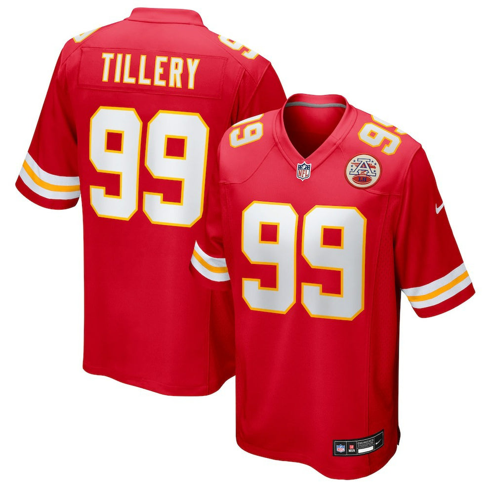 Kansas City Chiefs Jerry Tillery  Team Game Jersey | NFL US