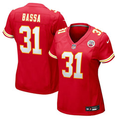 Kansas City Chiefs Jeffrey Bassa  Women's Team Game Jersey | NFL Online