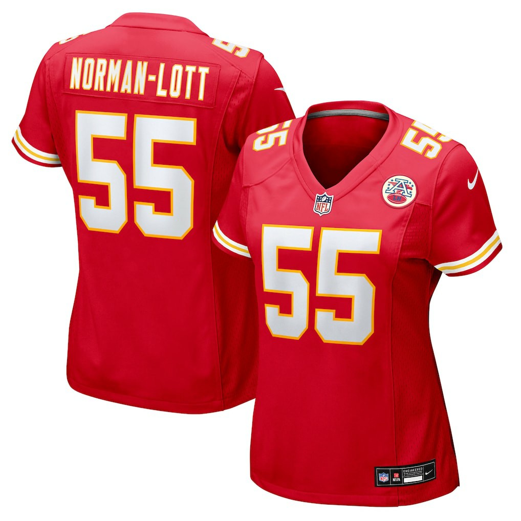 Kansas City Chiefs Omarr Norman-Lott  Women's Team Game Jersey | NFL Outlet