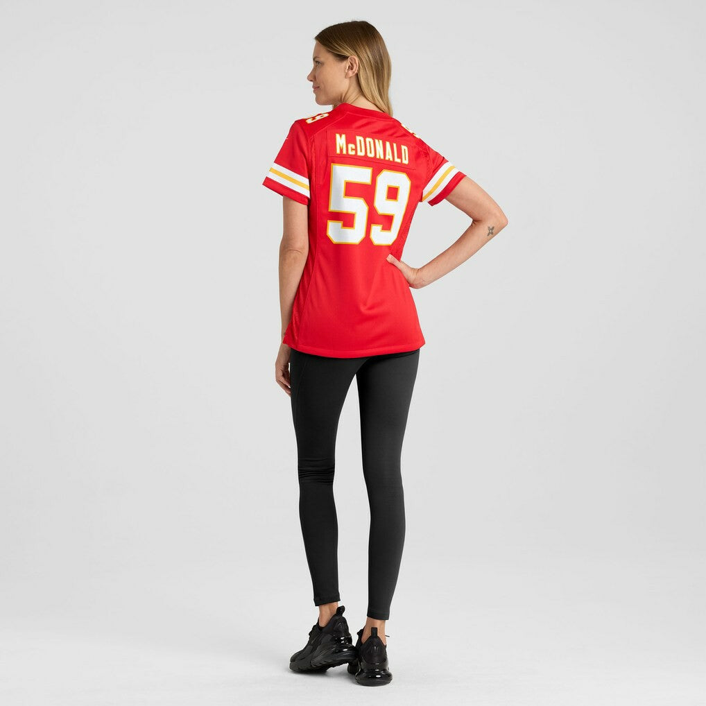 Kansas City Chiefs Cooper McDonald  Women's Team Game Jersey | NFL Online