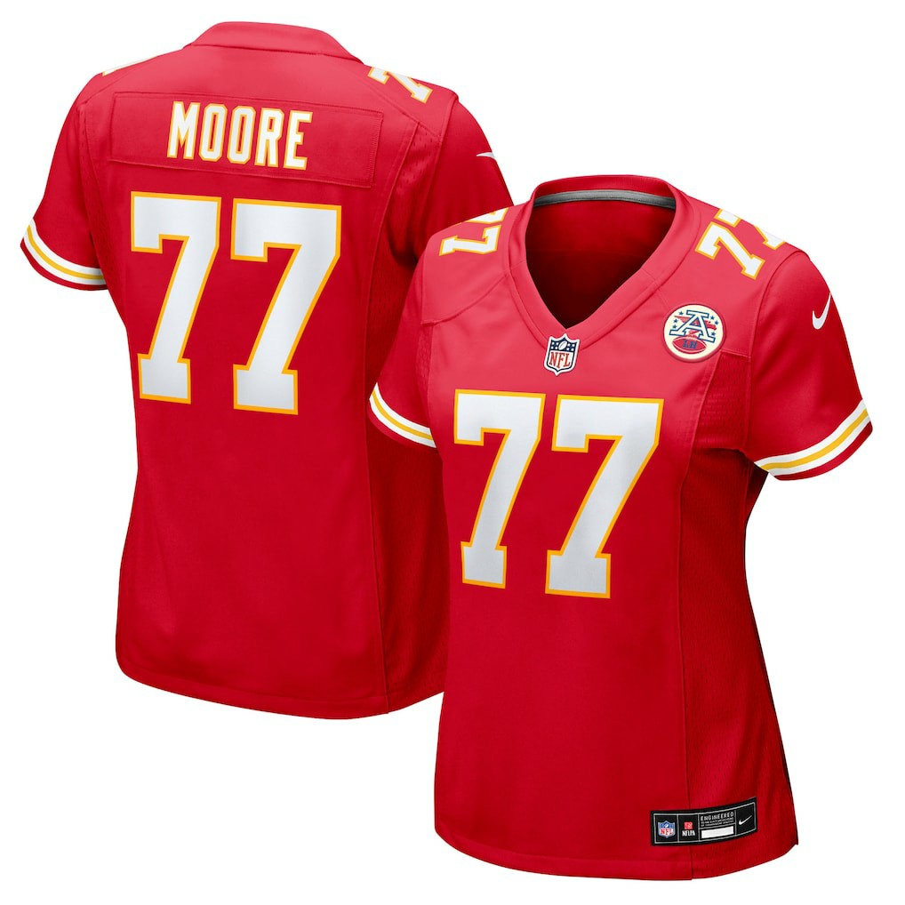 Kansas City Chiefs Jaylon Moore  Women's Team Game Jersey | NFL New