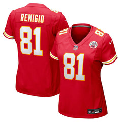 Kansas City Chiefs Nikko Remigio  Women's Team Game Jersey | NFL Discount