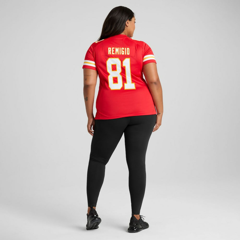 Kansas City Chiefs Nikko Remigio  Women's Team Game Jersey | NFL Discount