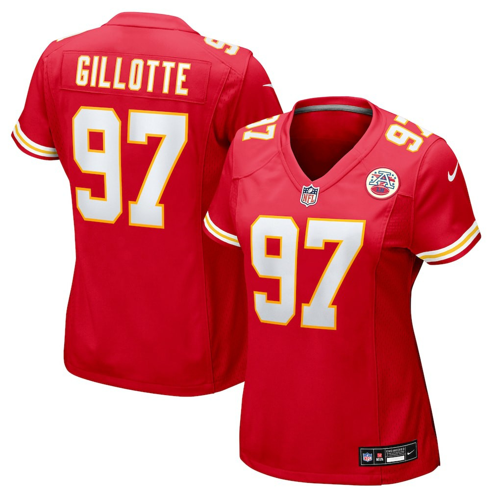 Kansas City Chiefs Ashton Gillotte  Women's Team Game Jersey | NFL Online