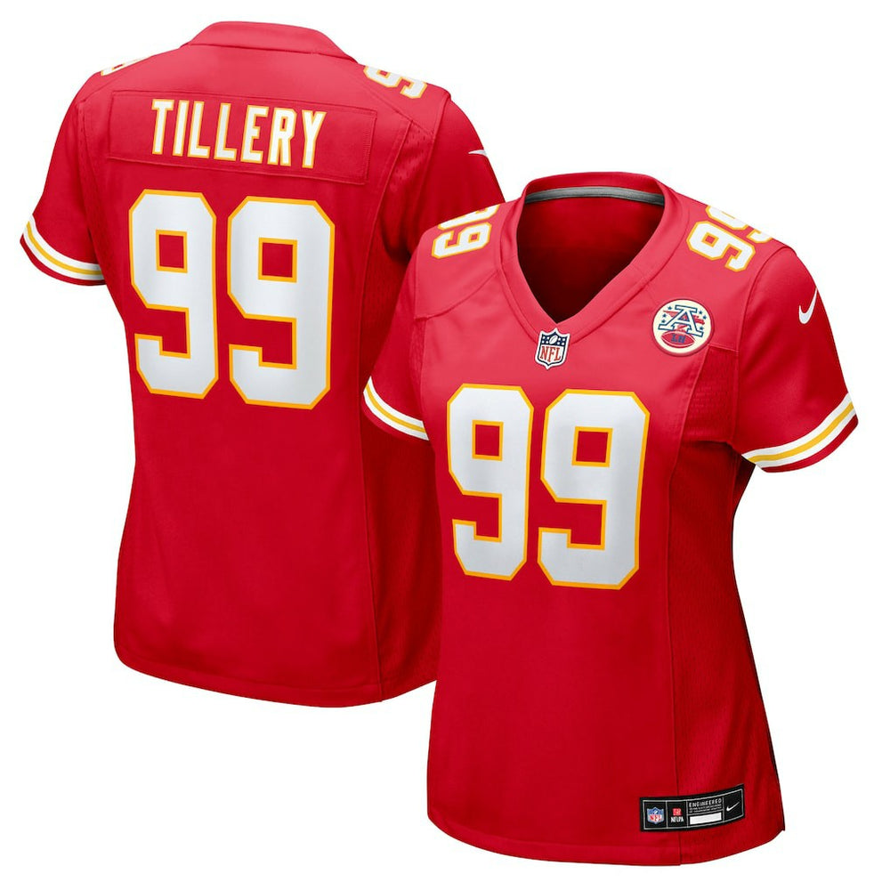 Kansas City Chiefs Jerry Tillery  Women's Team Game Jersey | NFL Hot