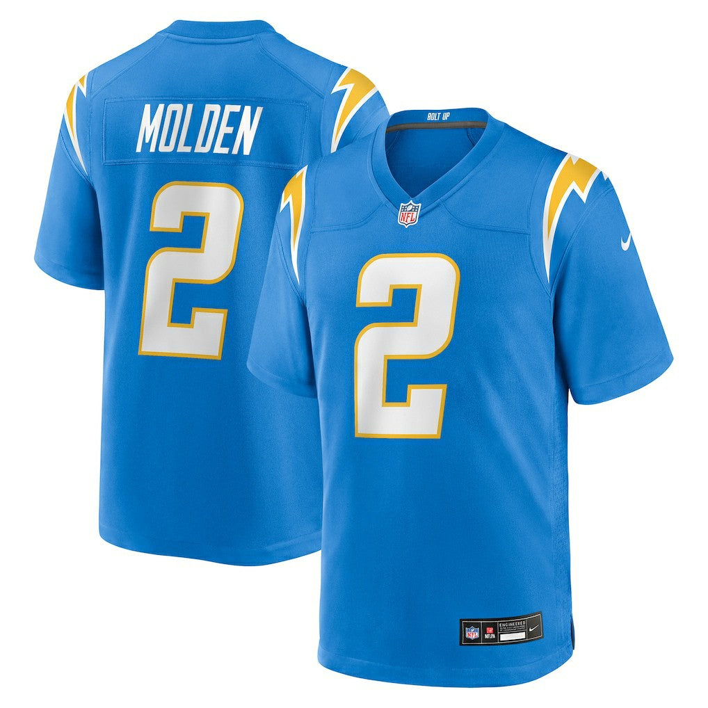 Los Angeles Chargers Elijah Molden  Team Game Jersey | NFL Hot