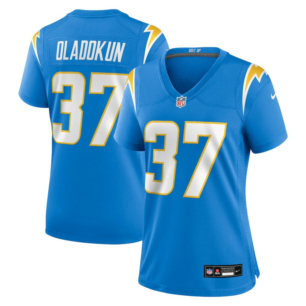 Los Angeles Chargers Jordan Oladokun  Women's Team Game Jersey | NFL Hot