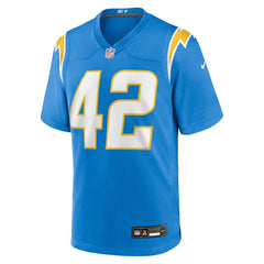 Los Angeles Chargers Tucker Fisk  Team Game Jersey | NFL Outlet