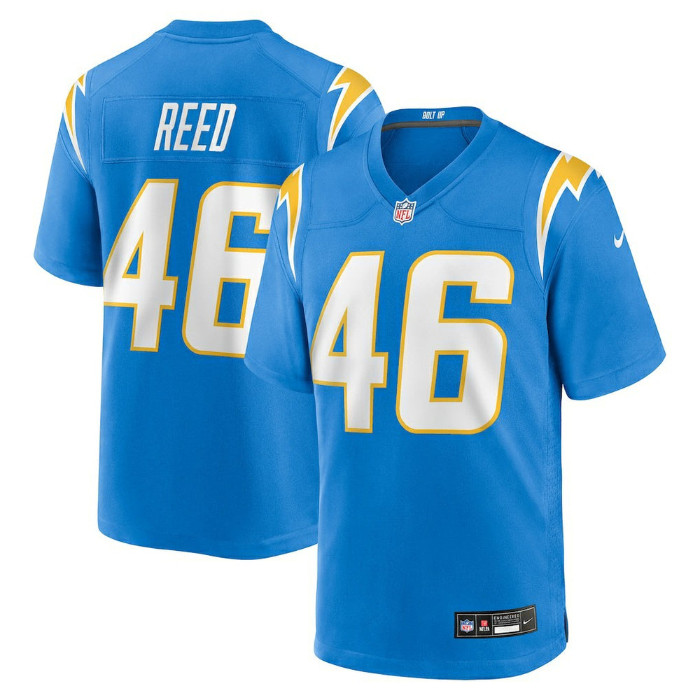 Los Angeles Chargers Nikko Reed  Team Game Jersey | NFL Near me