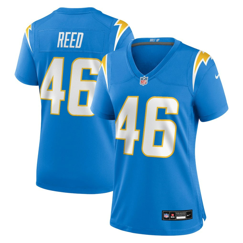 Los Angeles Chargers Nikko Reed  Women's Team Game Jersey | NFL Discount