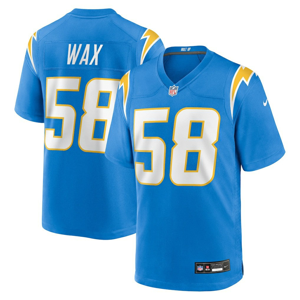 Los Angeles Chargers Marlowe Wax  Team Game Jersey | NFL Sale