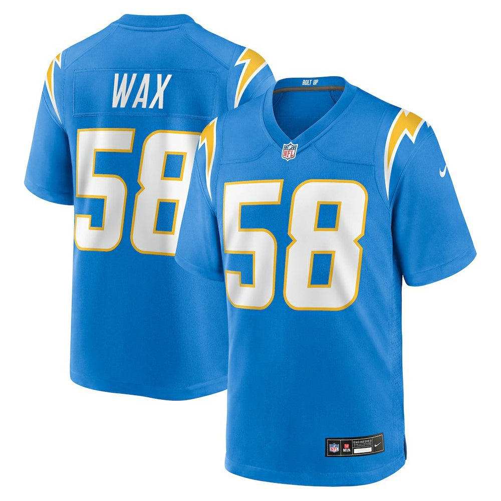 Los Angeles Chargers Marlowe Wax  Team Game Jersey | NFL Sale