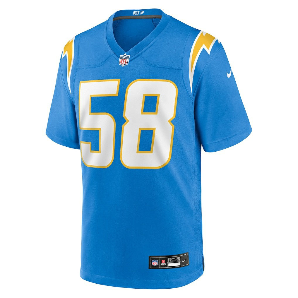 Los Angeles Chargers Marlowe Wax  Team Game Jersey | NFL Sale