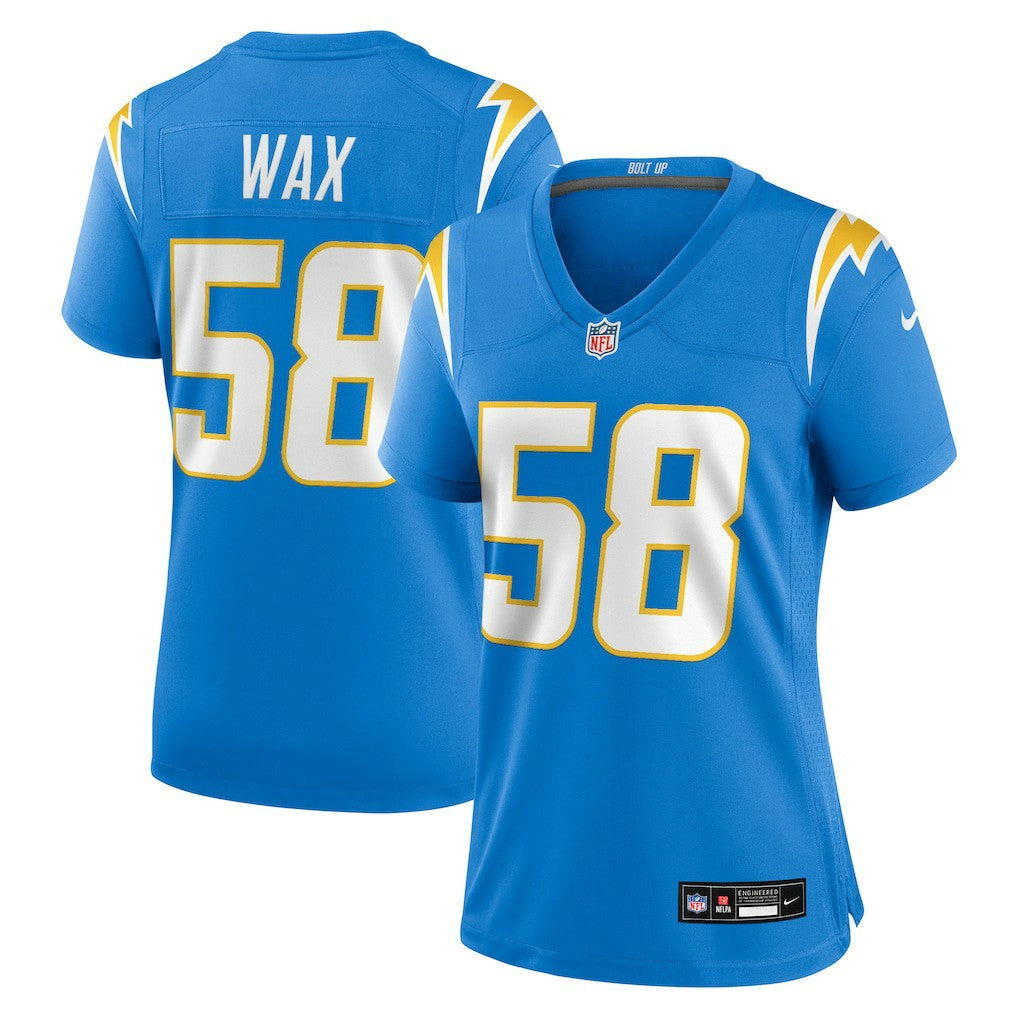 Los Angeles Chargers Marlowe Wax  Women's Team Game Jersey | NFL Near me