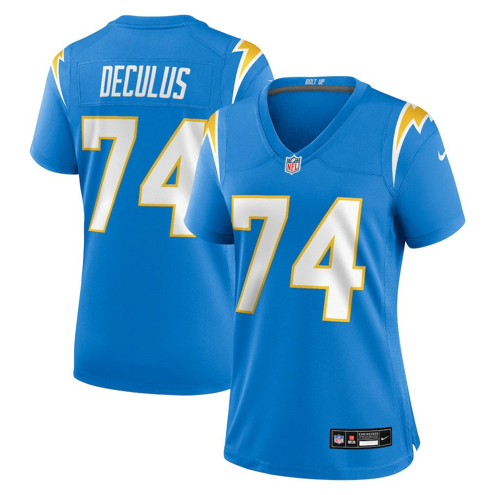 Los Angeles Chargers Austin Deculus  Women's Team Game Jersey | NFL Hot