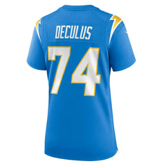 Los Angeles Chargers Austin Deculus  Women's Team Game Jersey | NFL Hot