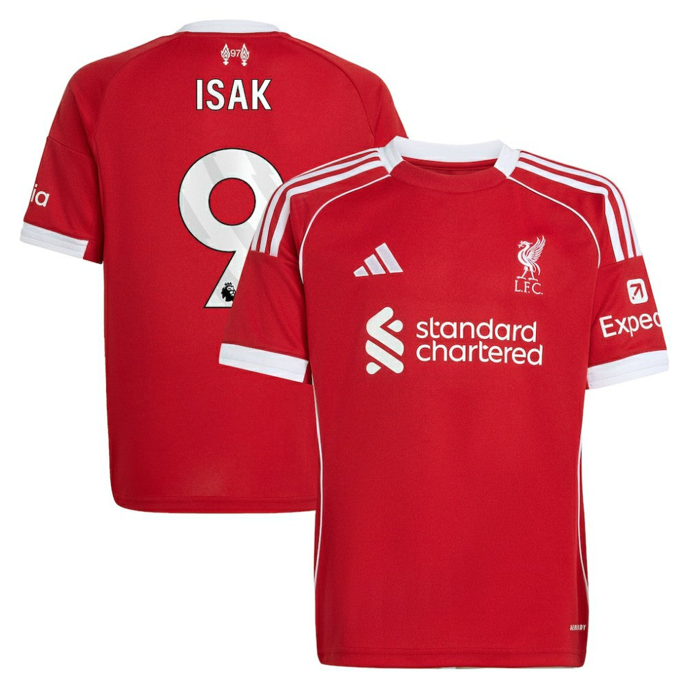 Alexander Isak Liverpool Youth 2025/26 Home Replica Player Jersey