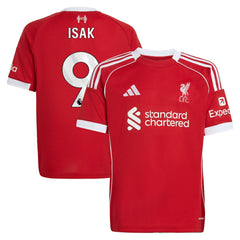 Alexander Isak Liverpool Youth 2025/26 Home Replica Player Jersey