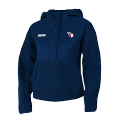 Cleveland Guardians Columbia Women's Cloud Point Hooded Fleece Half-Snap Pullover Jacket - MLB Jackets