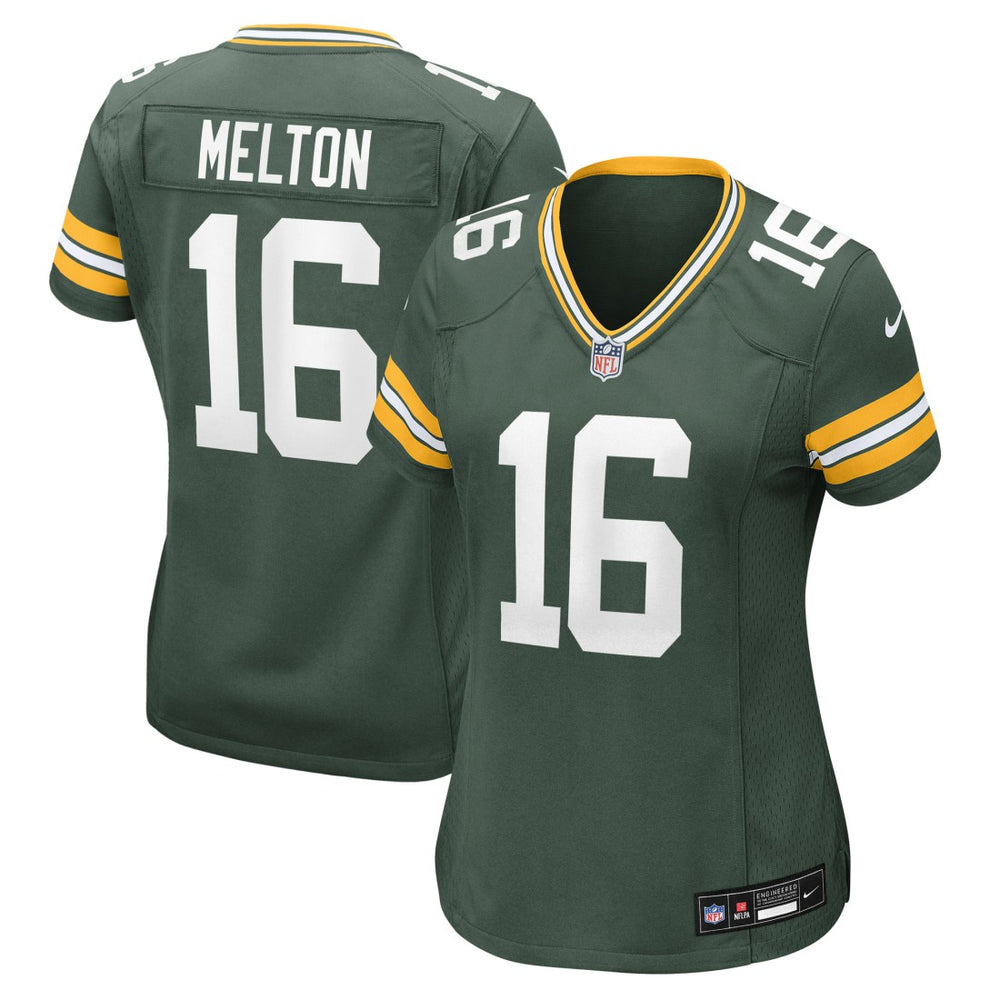Green Bay Packers Bo Melton  Women's Team Game Jersey | NFL US