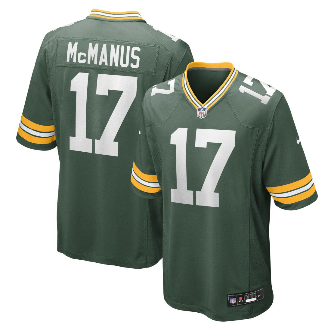 Green Bay Packers Brandon McManus  Team Game Jersey | NFL Near me