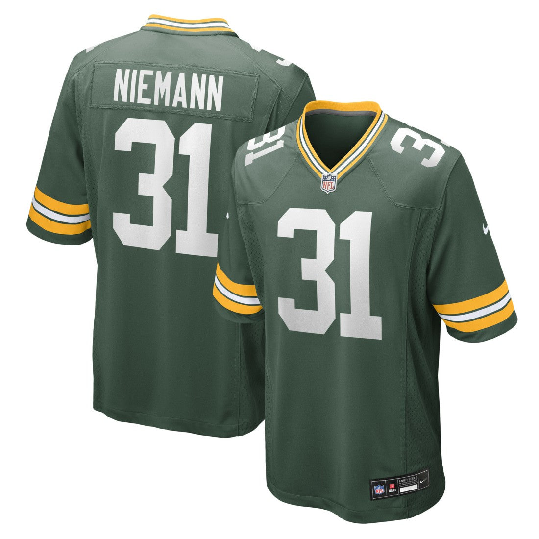 Green Bay Packers Nick Niemann  Team Game Jersey | NFL Discount