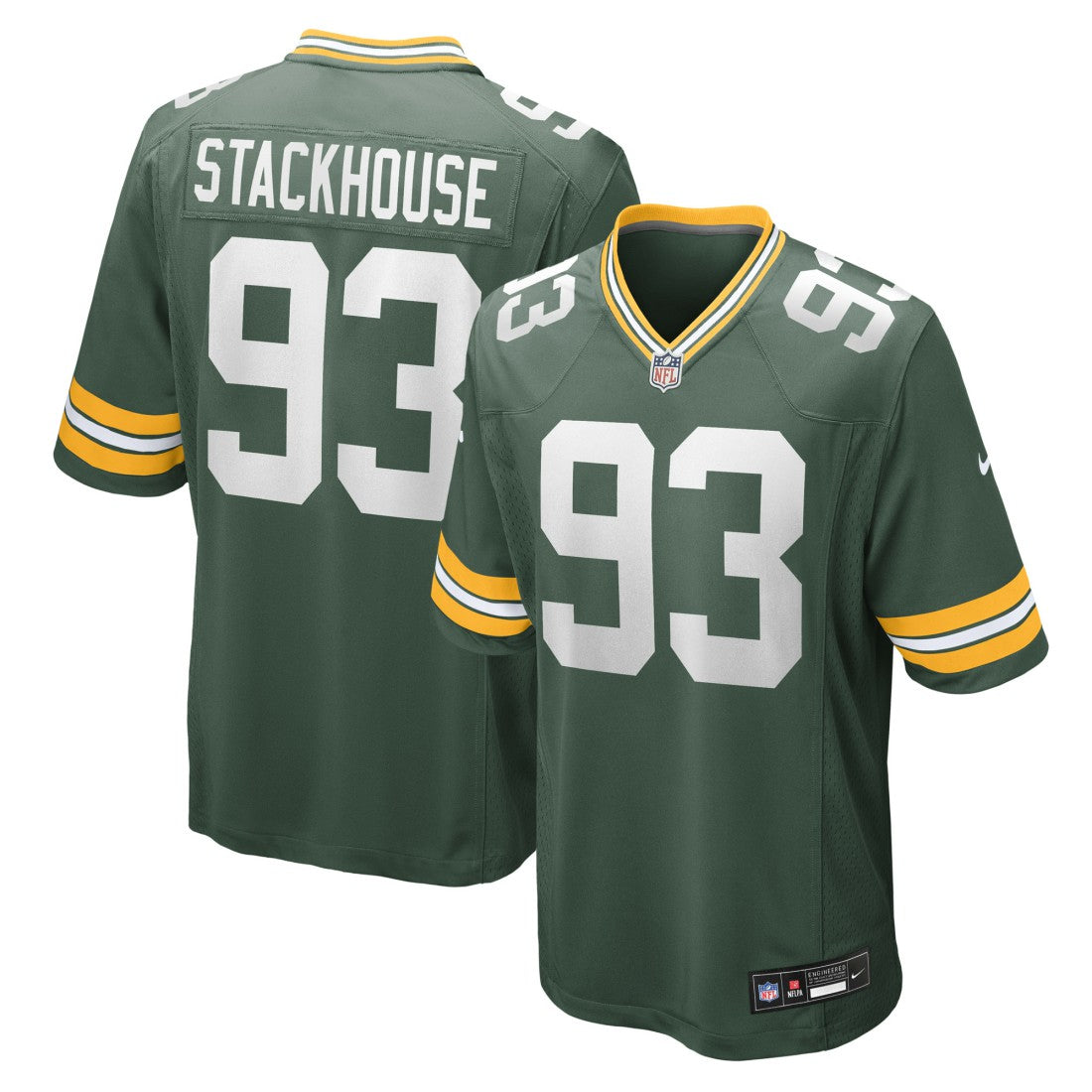 Green Bay Packers Nazir Stackhouse  Team Game Jersey | NFL Online
