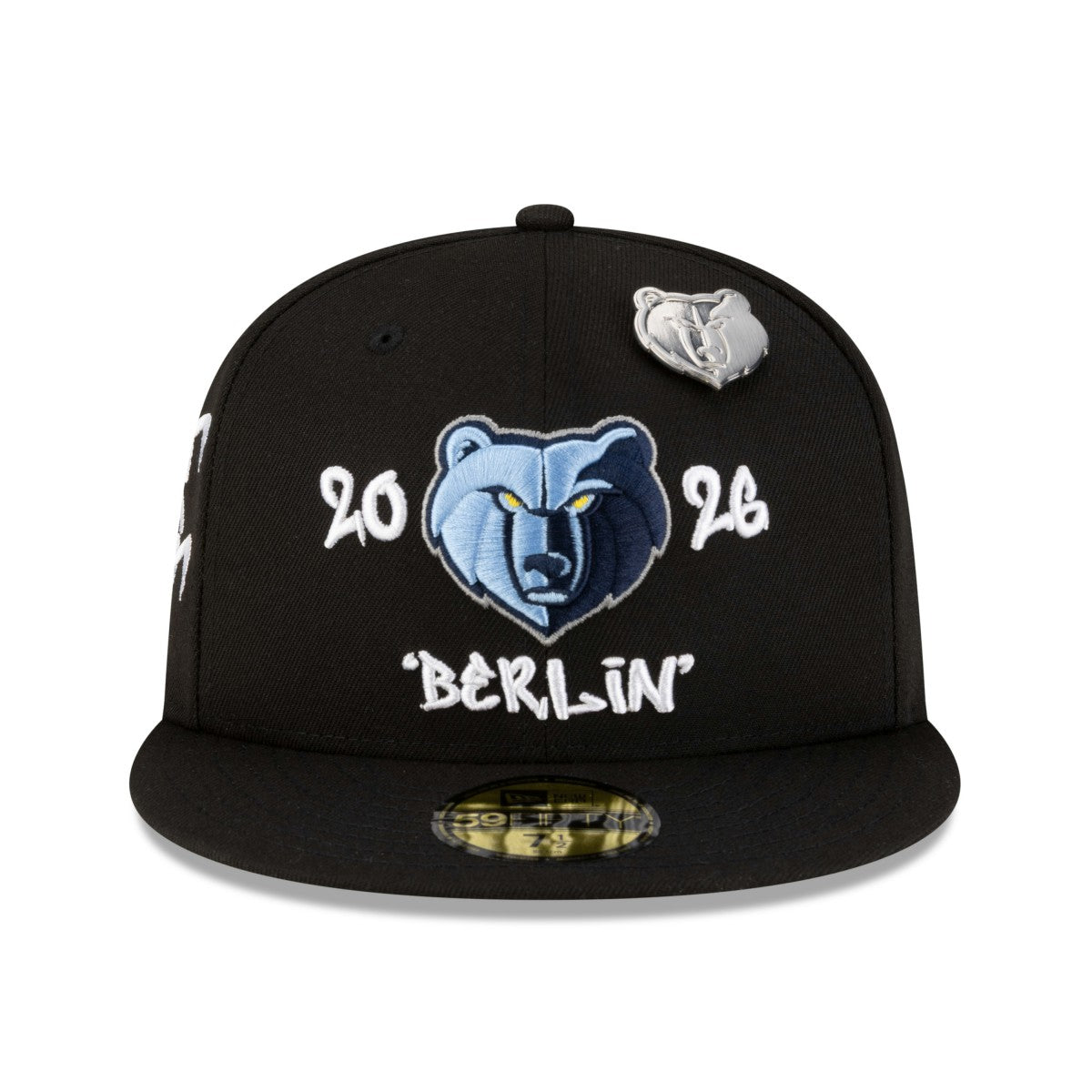 Black Memphis Grizzlies 2026 NBA Global Games Berlin 59FIFTY Fitted Hat | NBA