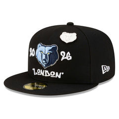 Black Memphis Grizzlies 2026 NBA Global Games London 59FIFTY Fitted Hat | NBA