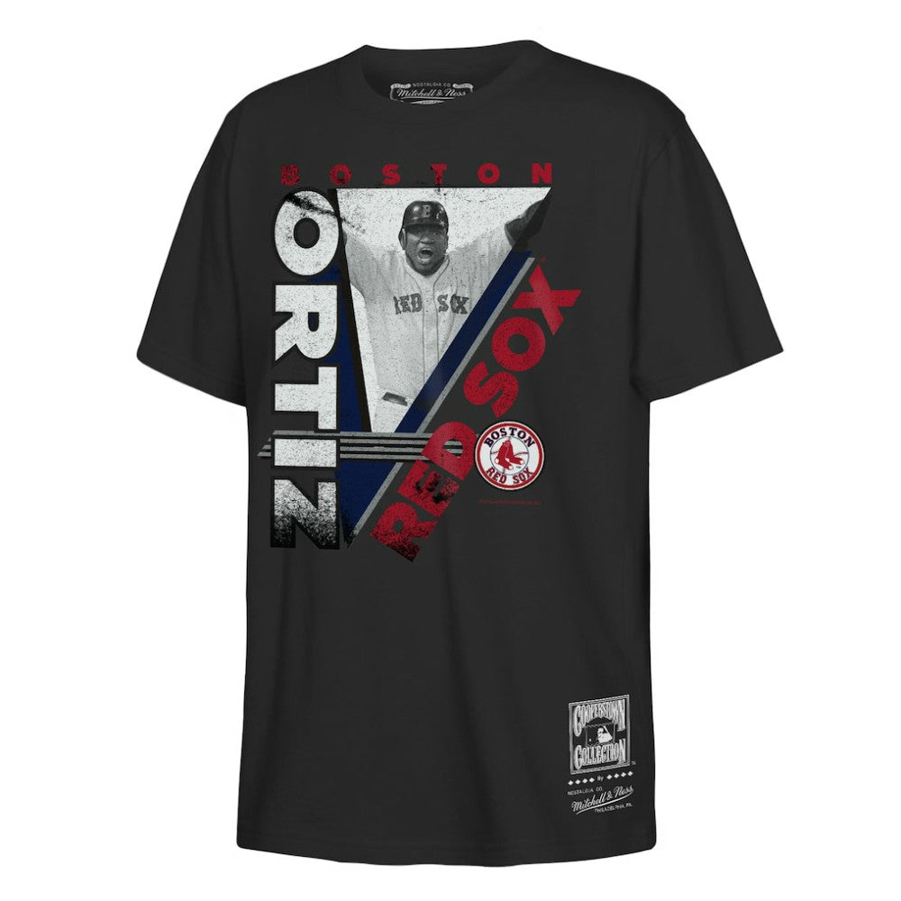 David Ortiz Boston Red Sox Mitchell & Ness Youth In the Zone Player Graphic T-Shirt - MLB T-shirts