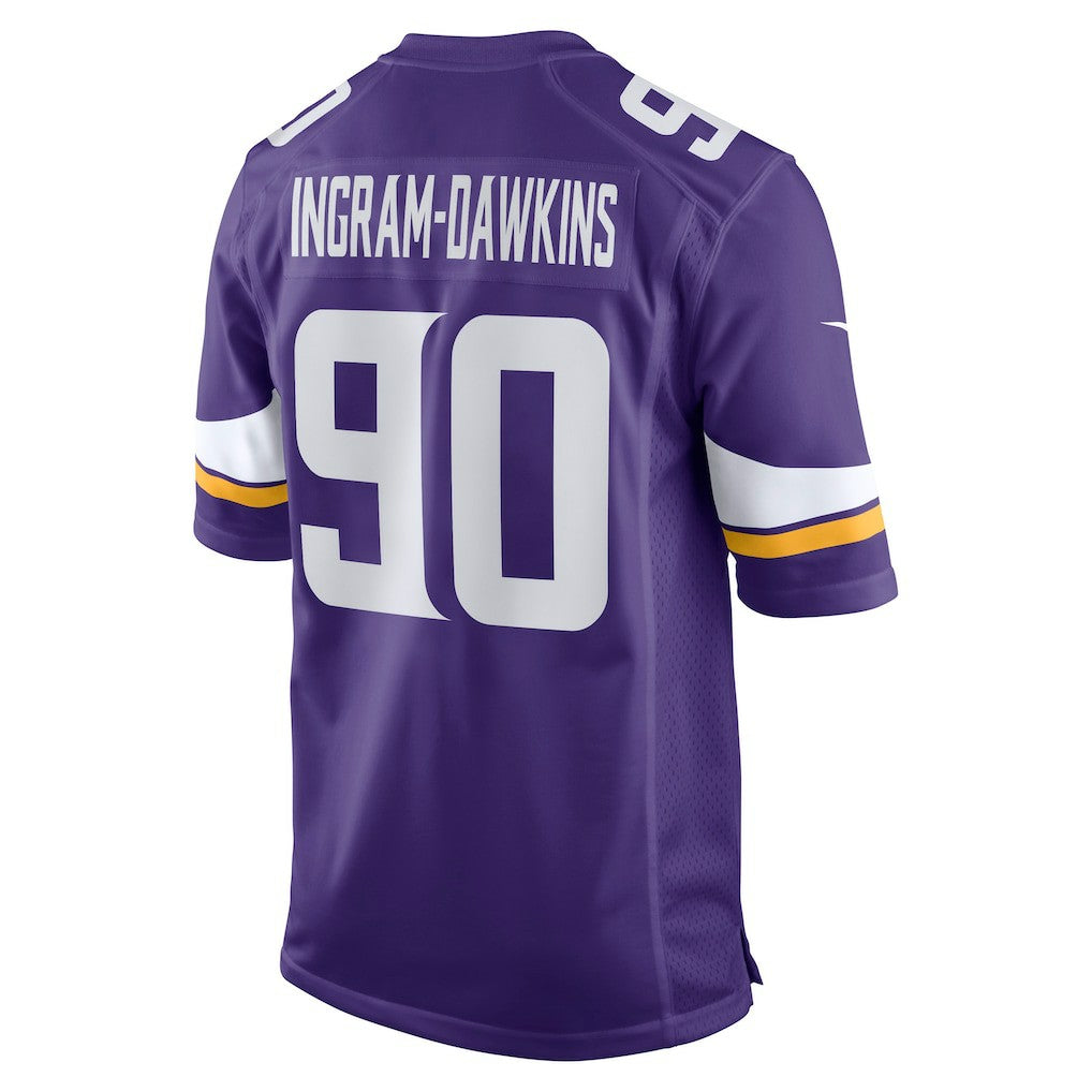 Minnesota Vikings Tyrion Ingram-Dawkins  Team Game Jersey | NFL Hot