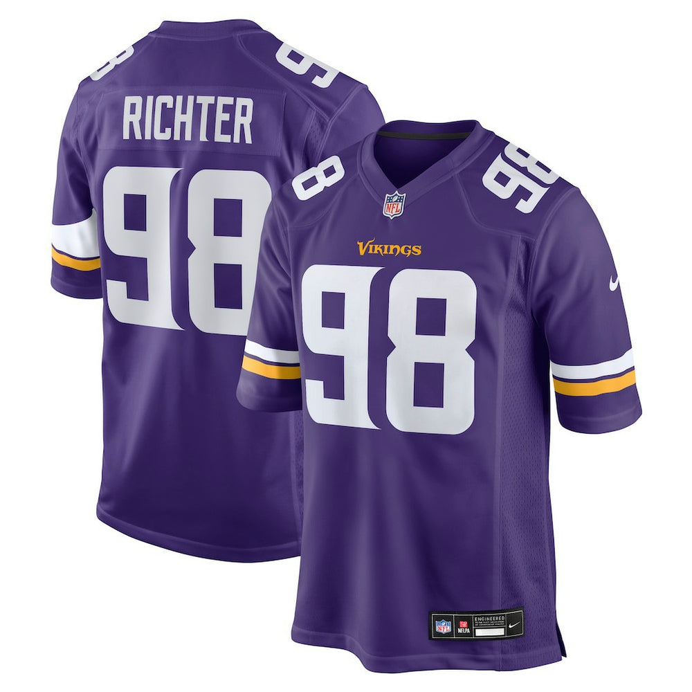 Minnesota Vikings Bo Richter  Team Game Jersey | NFL Outlet