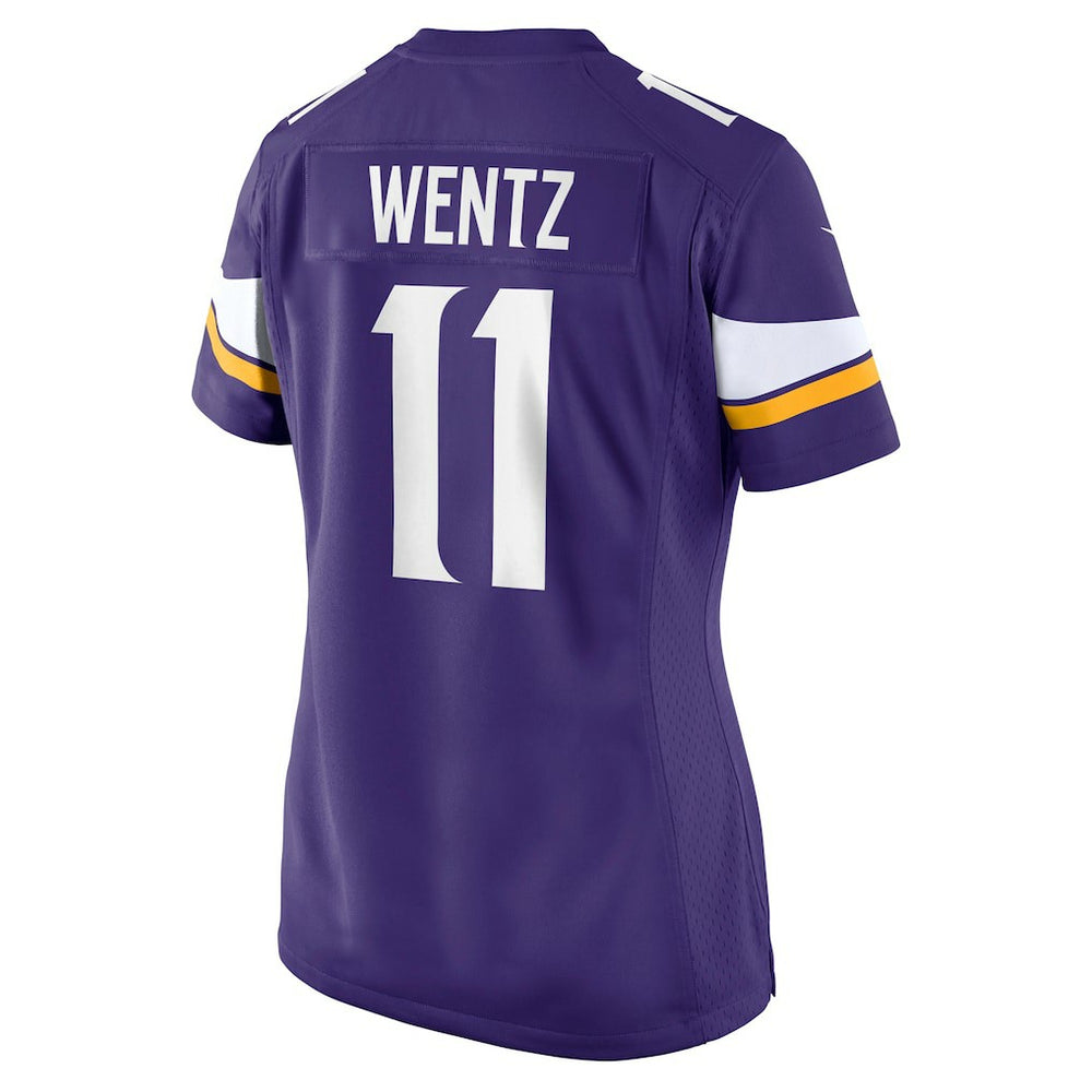 Minnesota Vikings Carson Wentz  Women's Team Game Jersey | NFL Outlet
